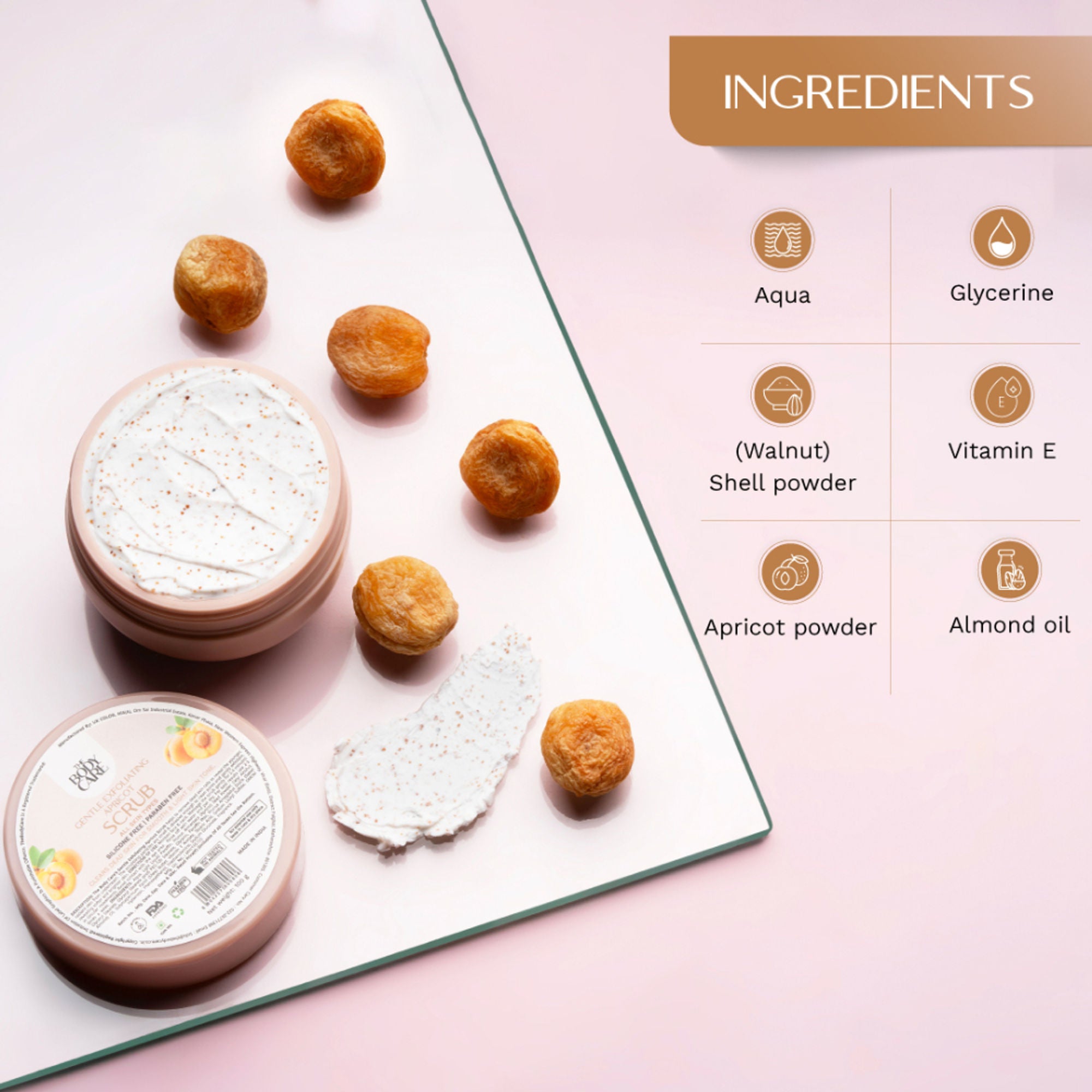 The Body Care Apricot Facial Scrub