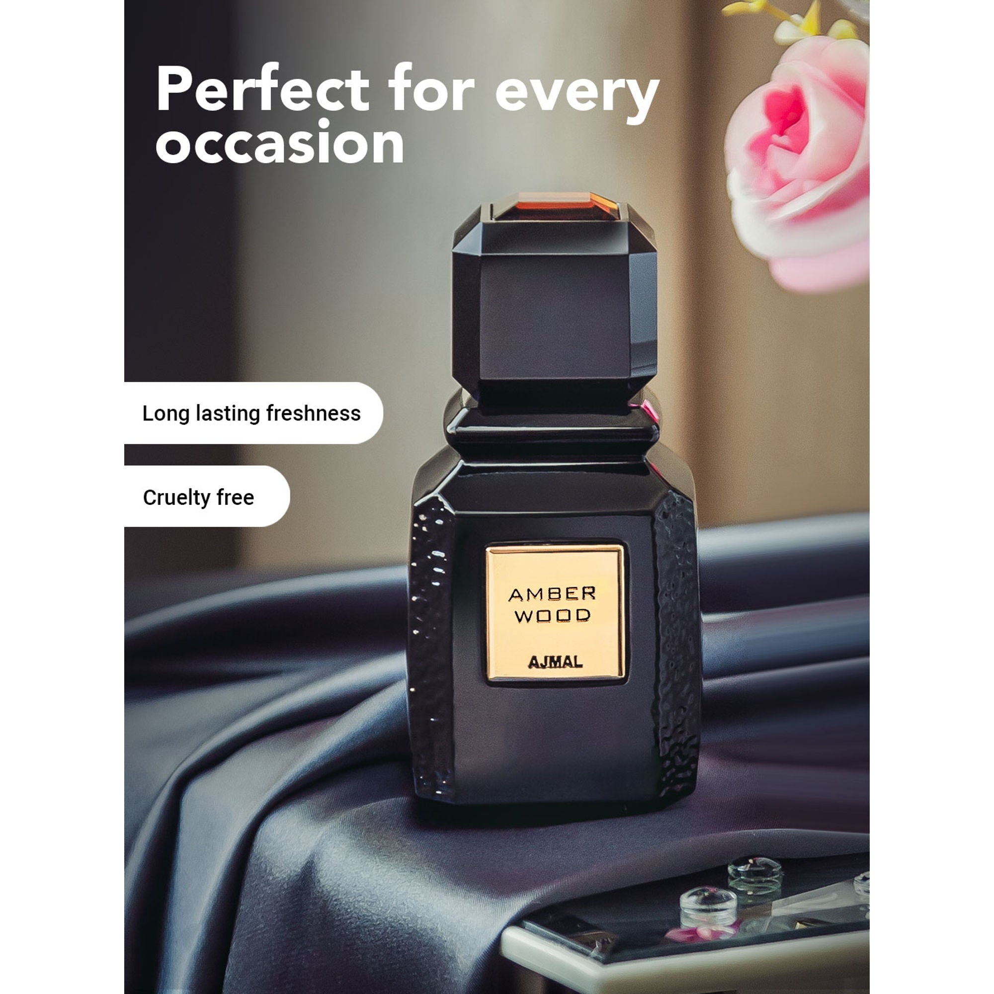 Ajmal India Amber Wood Edp Perfume For Women And Men - Dista