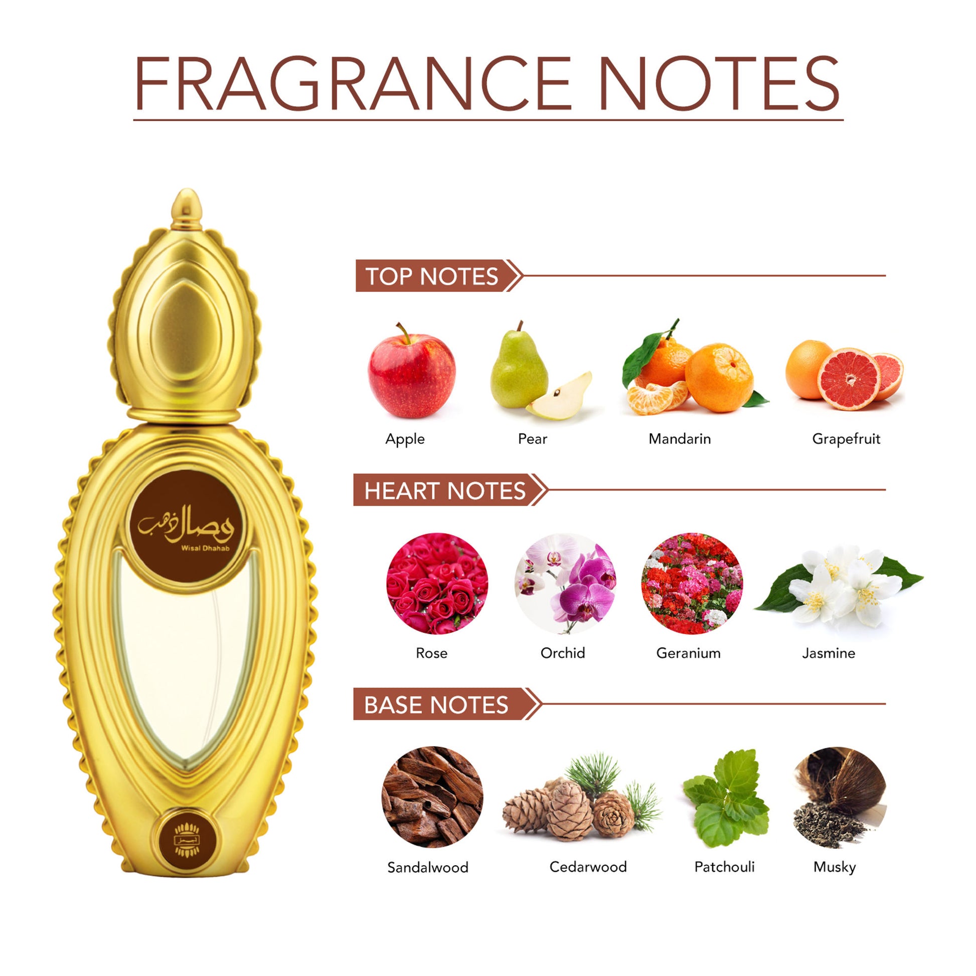 Ajmal India Wisal Dhahab EDP Perfume For Men - Dista