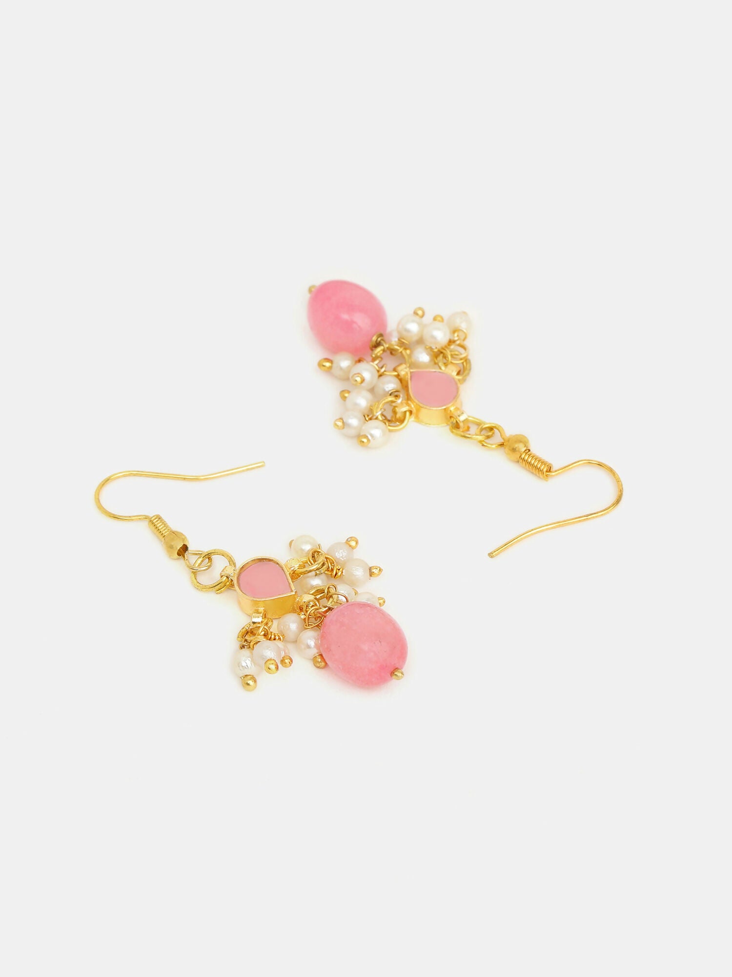 Ruby Raang Rosebud Glow Earrings