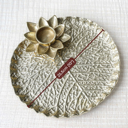lotus leaf thaali gold