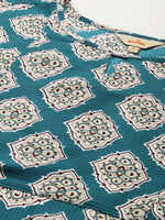 Thumbnail for Anouk Ethnic Motifs Printed Regular Kurta with Trousers - Distacart