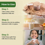 Thumbnail for Herby Angel SuperGro Organic Cocoa Moringa Mix for Kids | Chocolate Flavour