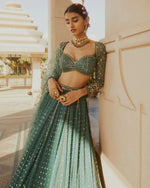 Thumbnail for Lehenga Mart Designer Bollywood Style Wedding Wear Lehenga Choli - Distacart
