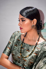 Thumbnail for Anaita Black Pure Satin Silk With Zari Weaving Saree With Blouse - Distacart
