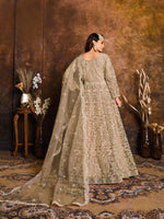 Thumbnail for Anaita Mehendi Embroidered Net Anarkali Suit - Distacart