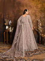 Thumbnail for Anaita Purple Embroidered Net Anarkali Suit - Distacart