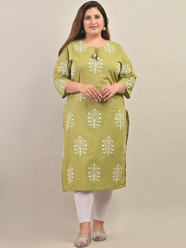 Swasti Floral Printed Cotton Kurta