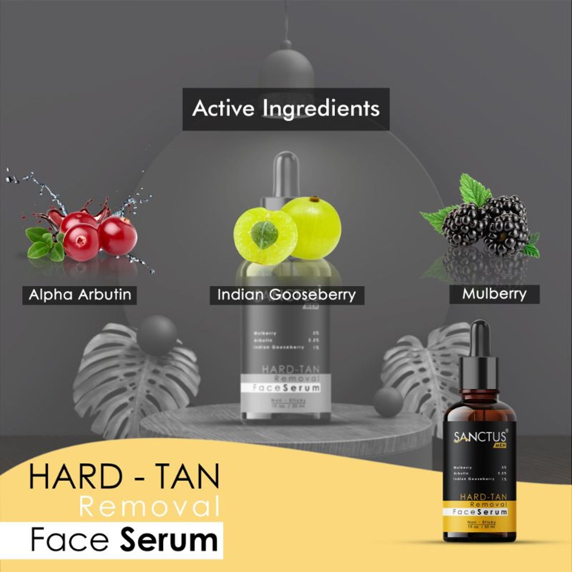 SANCTUS Hard Tan Removal Face Serum - Distacart