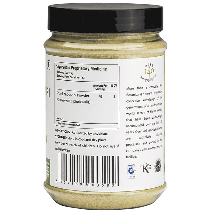 Bixa Botanical Shankhapushpi Powder