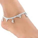 Thumbnail for AanyaCentric Silver Plated Traditional Anklets Payal - Classic and Stylish for Women and Girls - Distacart