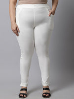 Thumbnail for TAG 7 Women Plus Size Cotton Ankle Length Leggings - Distacart