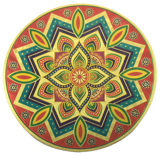 Stickerbazaar Micro Golden Embossing Rangoli Stickers - Distacart