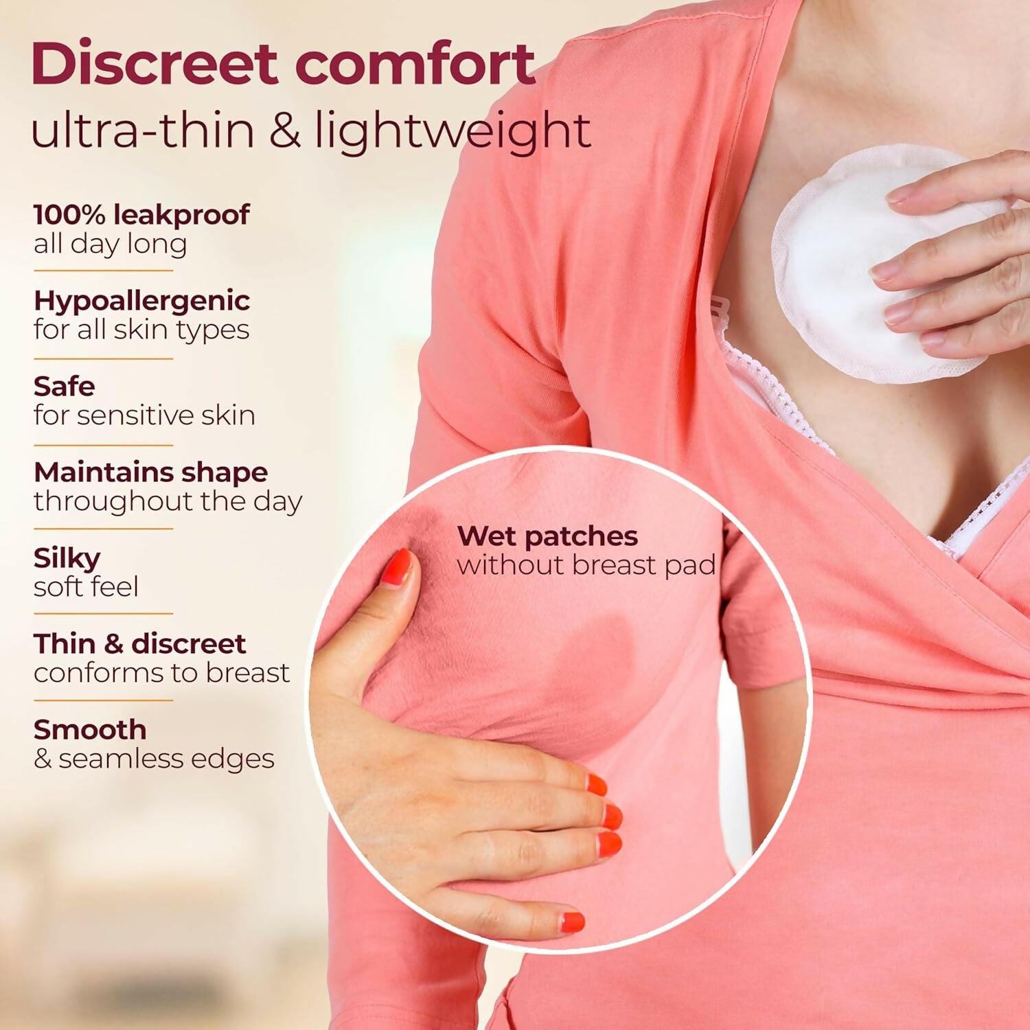 LuvLap Ultra Thin Honeycomb Nursing Breast Pads - Distacart
