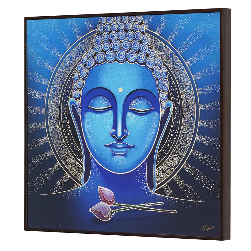Tehzeeb Creations Golden Embossed Wall Painting - Distacart