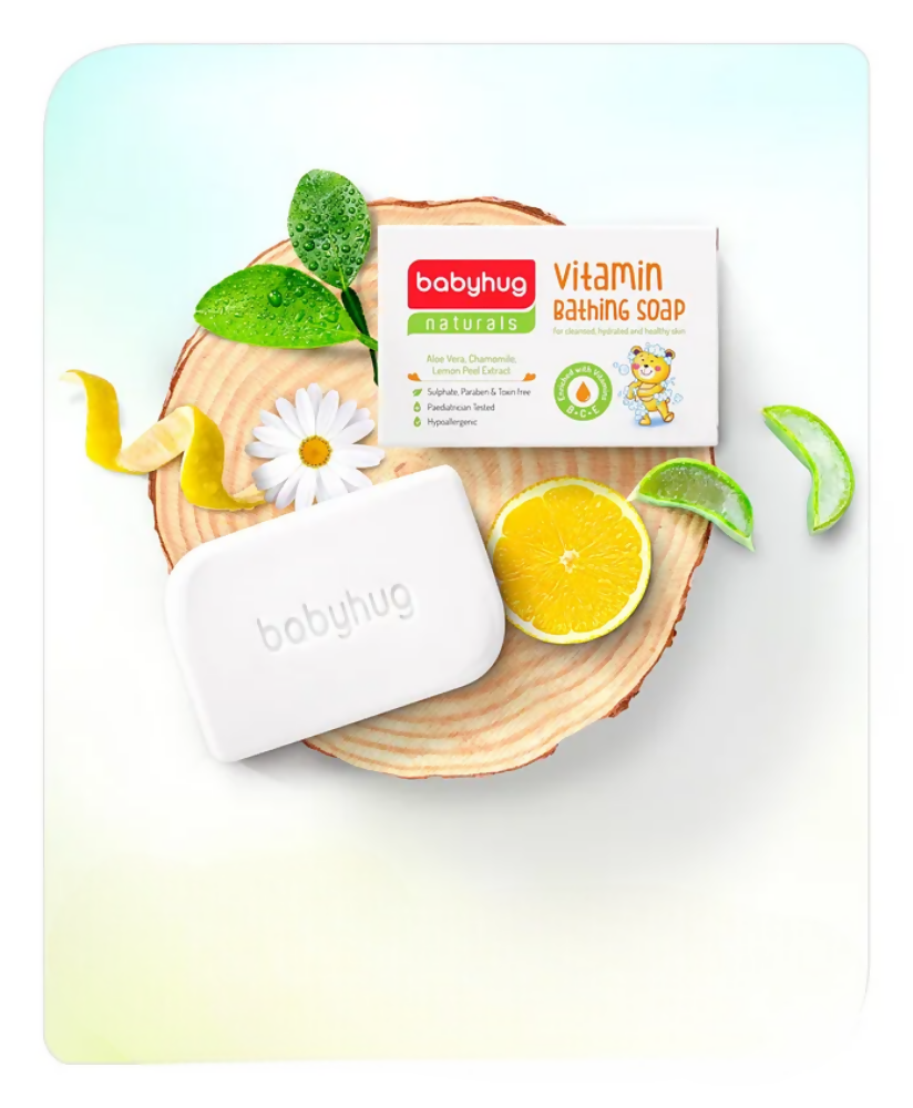 Babyhug Naturals Vitamin Bathing Soap - Distacart