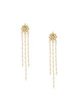 Thumbnail for Ruby Raang Gold Kundan Necklace with Dangler Earrings