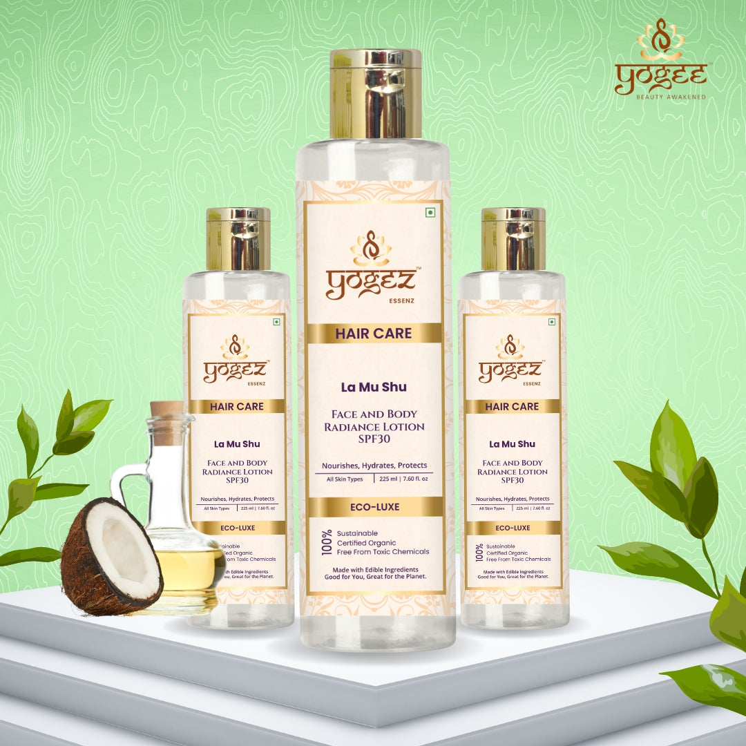 Yogez La Mu Shu Face and Body Radiance Lotion SPF30 - Distacart