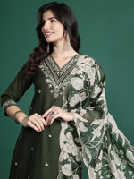 Thumbnail for Indo Era Ethnic Motifs Embroidered Thread Work Kurta with Salwar & With Dupatta