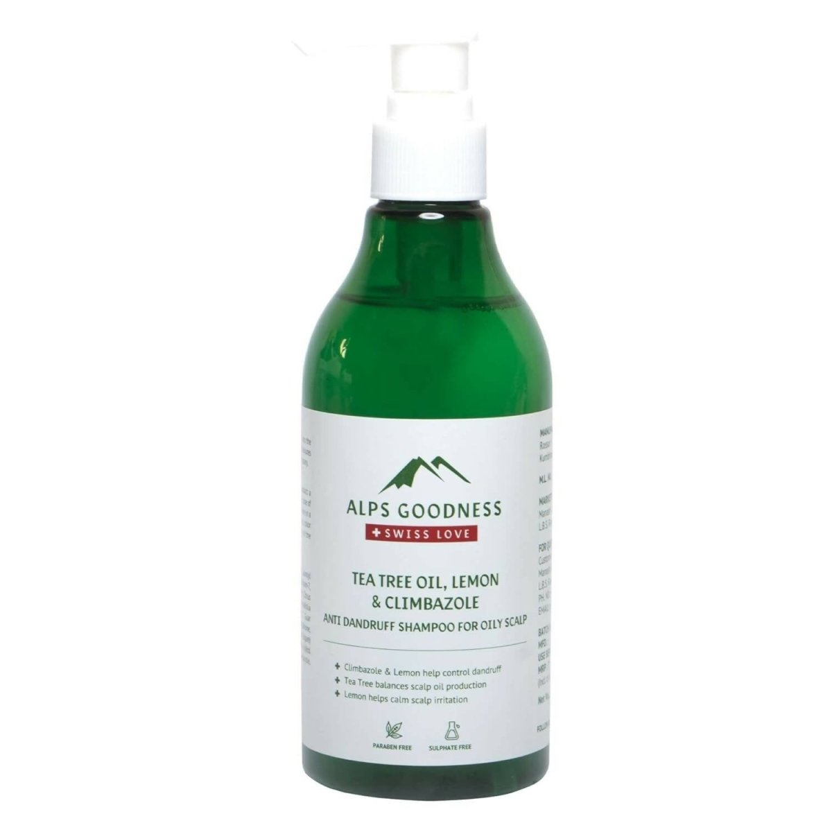 Alps Goodness Tea Tree Oil, Lemon & Climbazole Anti-Dandruff Shampoo - Distacart