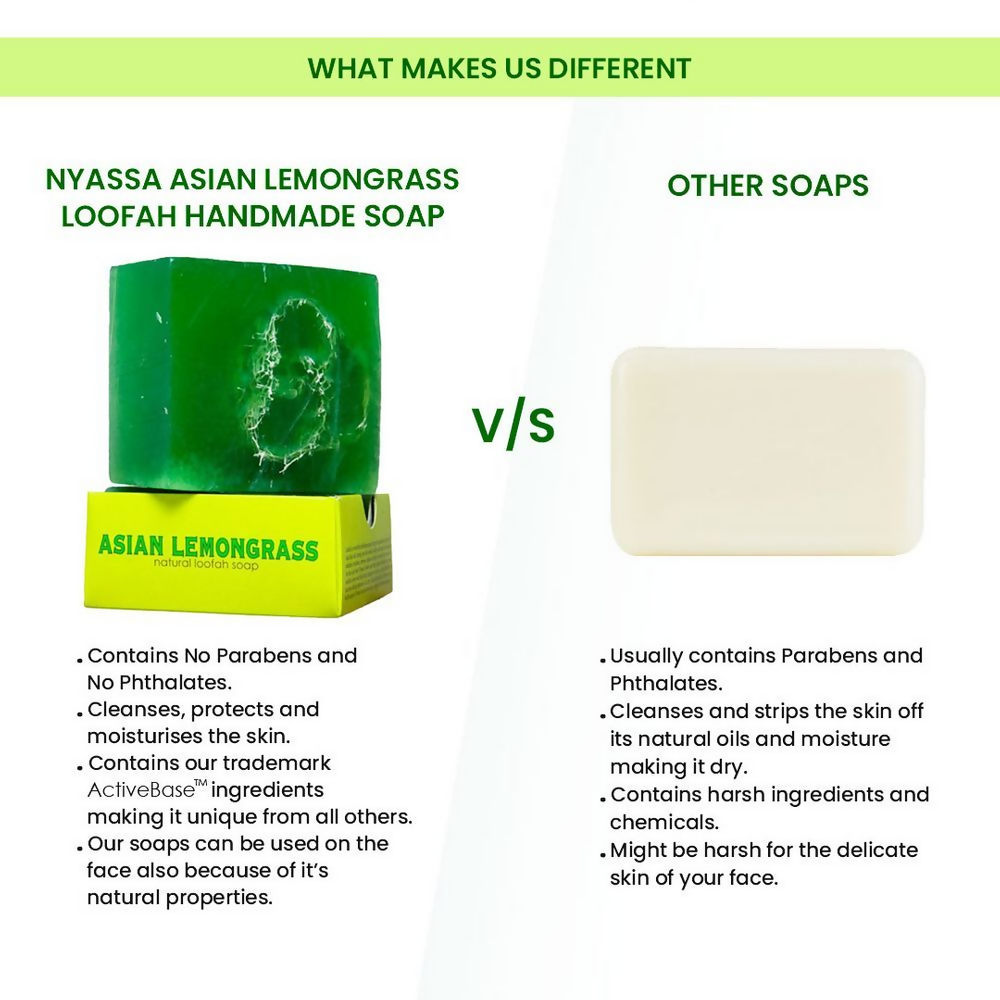 Nyassa Lemongrass Loofah Soap - Dista