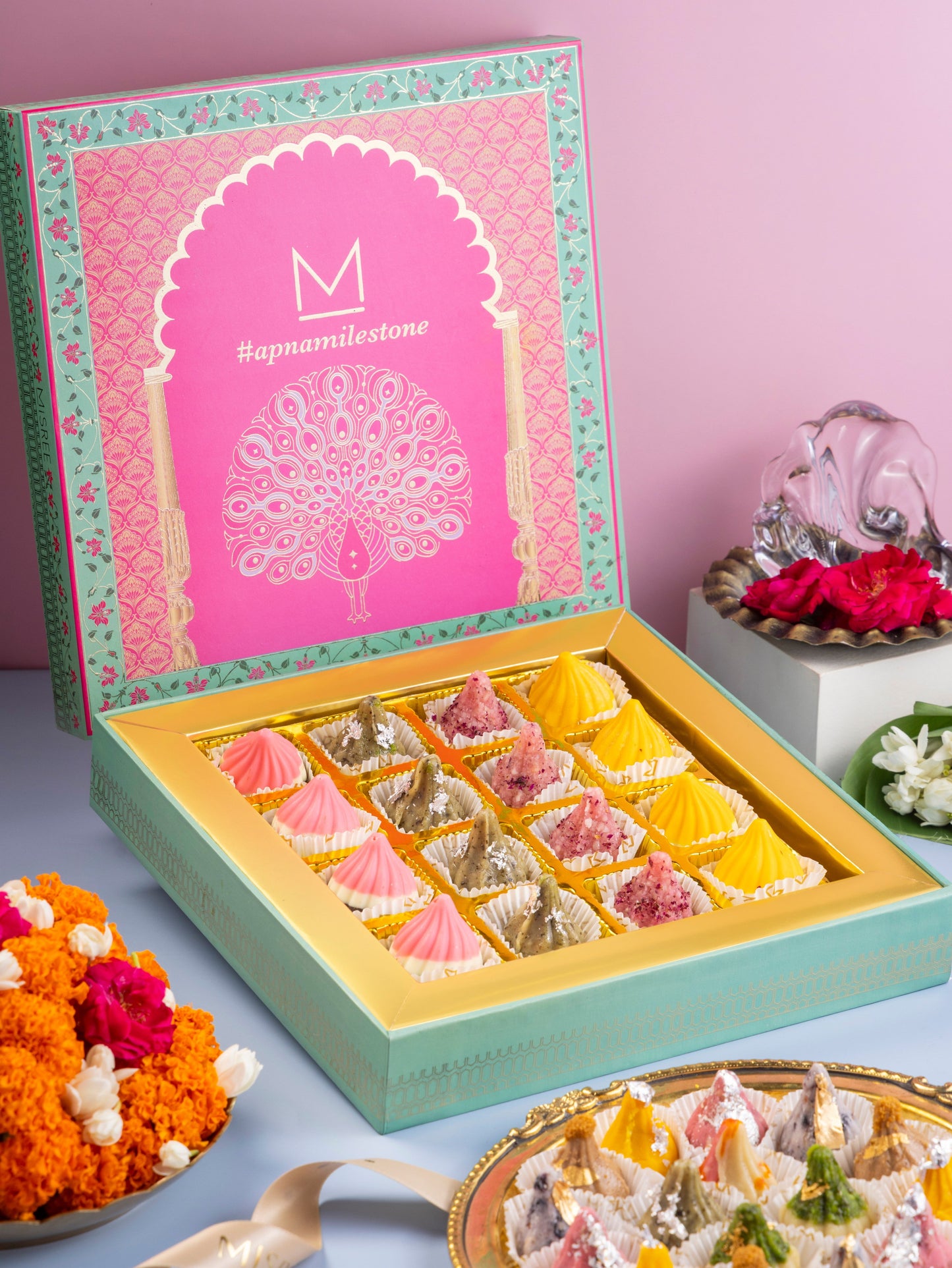 modak box of 16 festive