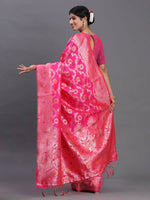 Thumbnail for Astita Banarasi Silk Pink Saree