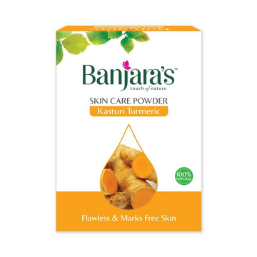 Banjara's Kasturi Turmeric Skin Care Powder - Distacart