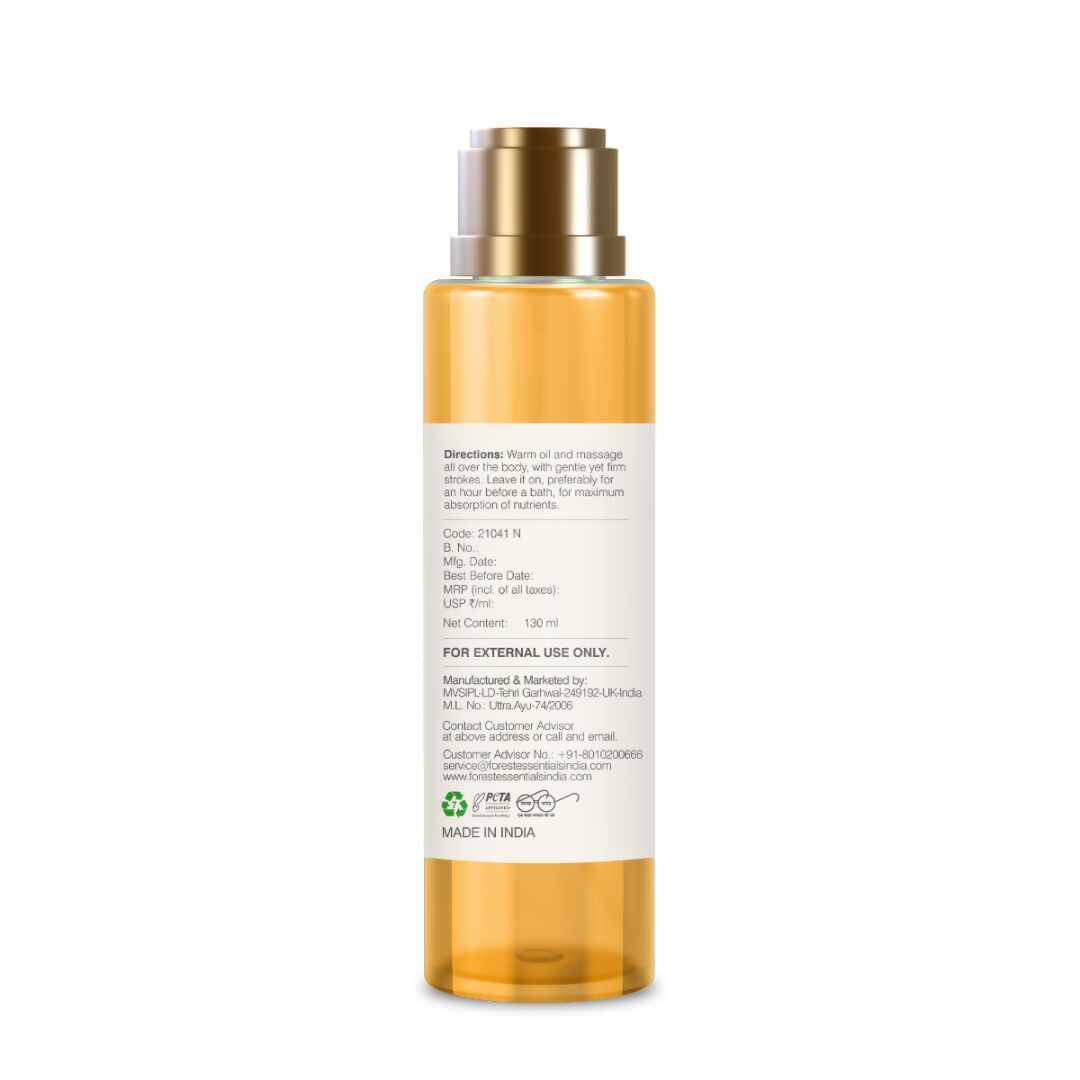 Forest Essentials Body Massage Oil Sandalwood & Saffron - Distacart