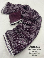 Thumbnail for Jambali Poly Georgette Ethnic Motifs Saree with Unstitched Blouse - Hiral Fashion - Distacart