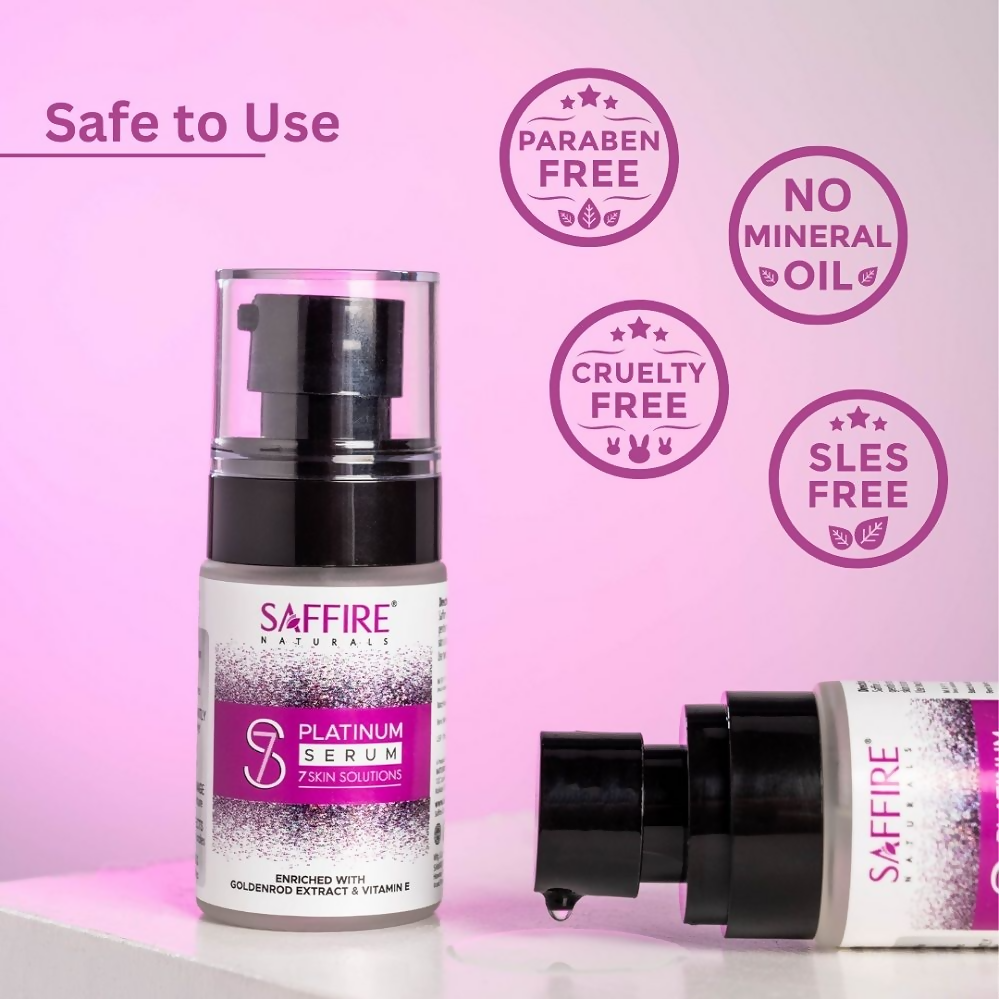 Saffire Naturals S7 Platinum Face Serum - Distacart
