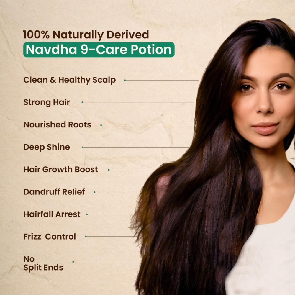 Nat Habit Tri-Leaf Rosemary Navdha Shampoo - Distacart
