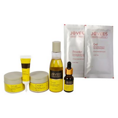 Jovees Professional Advanced Luxurious Brightening Facial Kit - Distacart