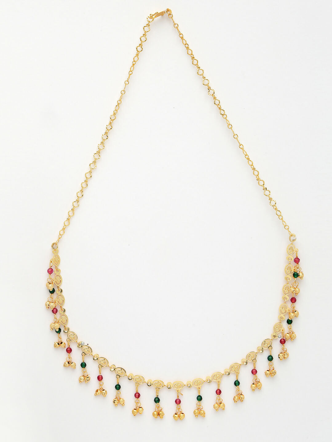 NVR Women's Multicolor Gold-Polished Minimal Chain - Distacart