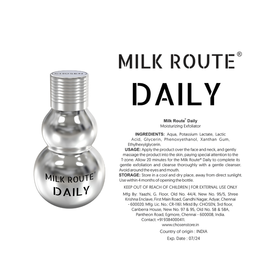 Chosen Milk Route Daily Hydrates As You Exfoliate For Smooth And Plump Skin - Distacart