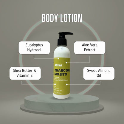 Atisa Charcoal Mojito Body Lotion - Distacart