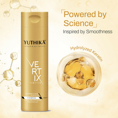 Yuthika Professional Vertix Hydrolyzed Keratin Shampoo - Distacart