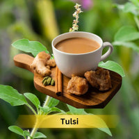 Thumbnail for Naivedyam Classic Tulsi Flavour Jaggery Tea - Distacart