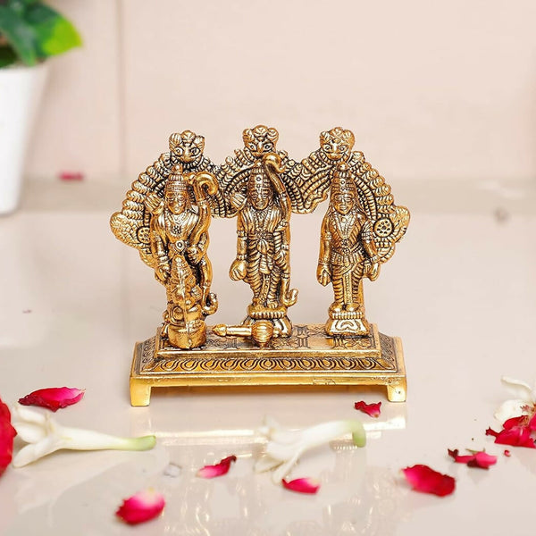 KridayKraft Shri Ram Darbar Metal Statue - Distacart