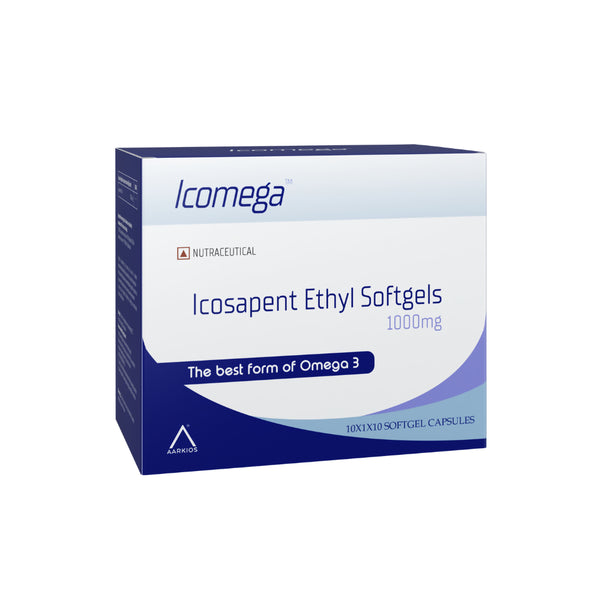 Aarkios Icomega ( Icosapent Ethyl Softgels 1000mg ) - Distacart