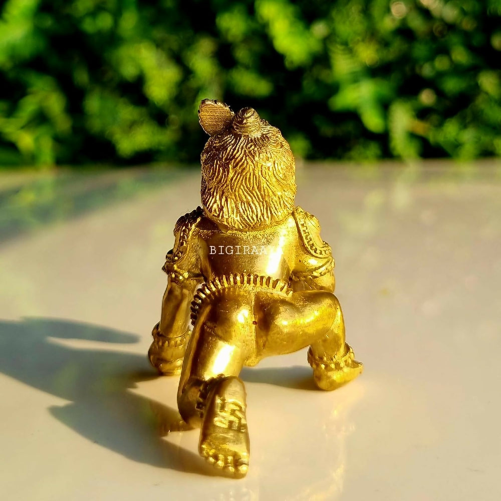 Pure Brass Bal Gopal Statue - Dista