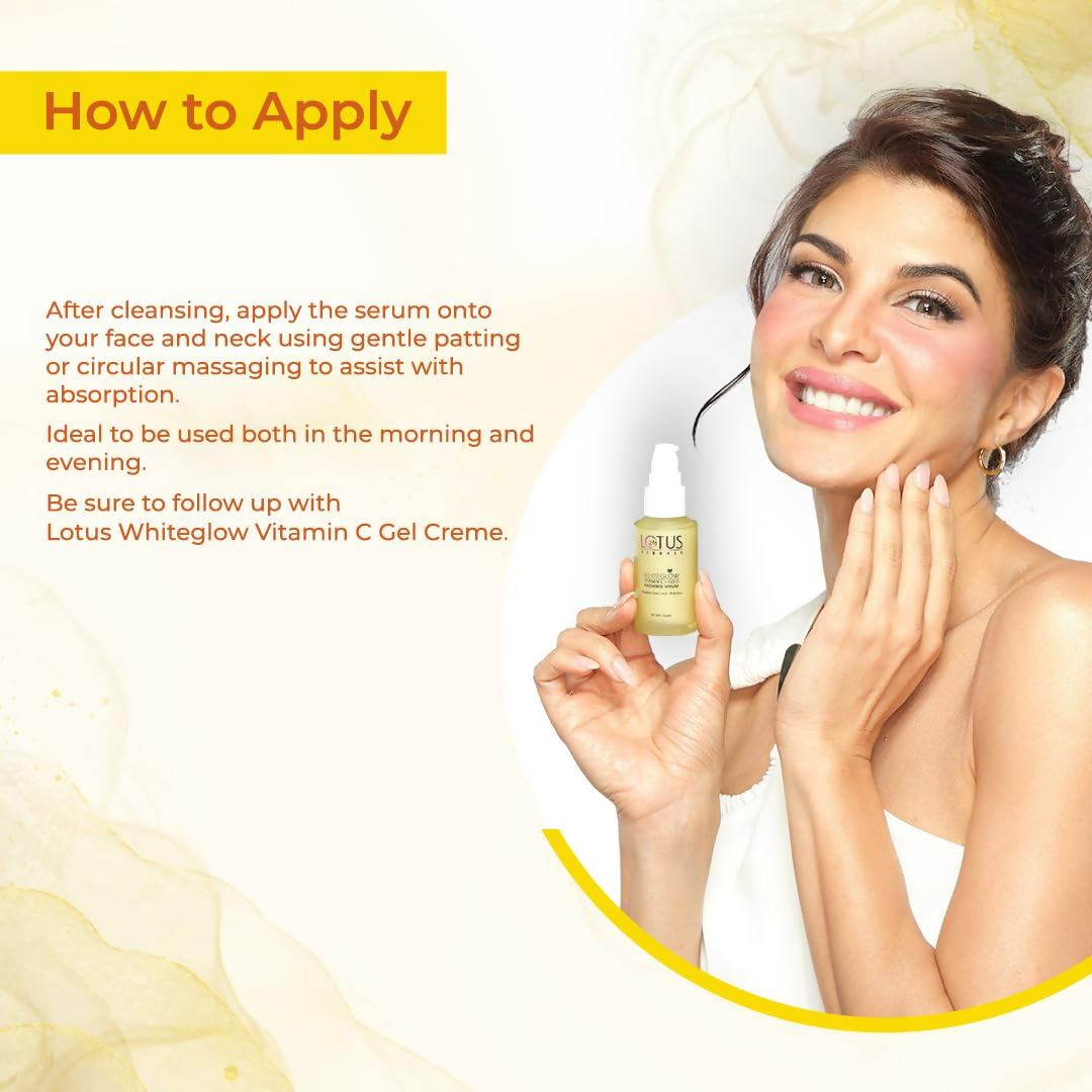 Lotus Herbals WhiteGlow Vitamin C and Gold Radiance Face Serum - Distacart