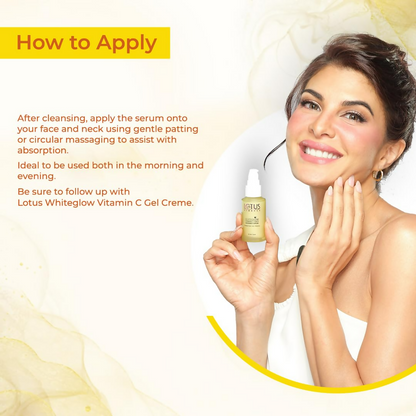 Lotus Herbals WhiteGlow Vitamin C and Gold Radiance Face Serum - Distacart