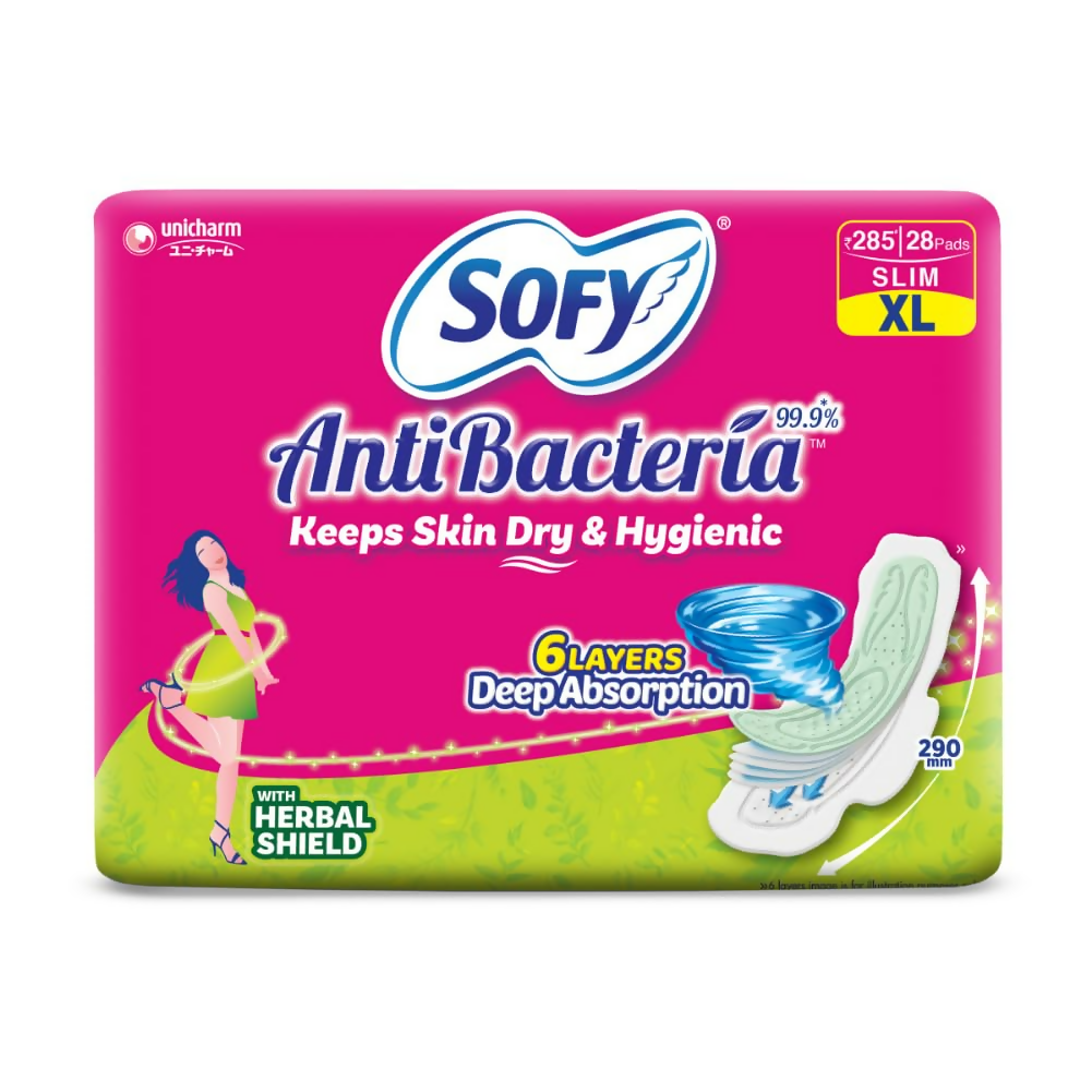 Sofy AntiBacteria Sanitary Pads For Women - Distacart