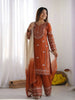 Teeya Creation Womens Trendy Stylish Embroidery Thread Work Kurta Set - Dista
