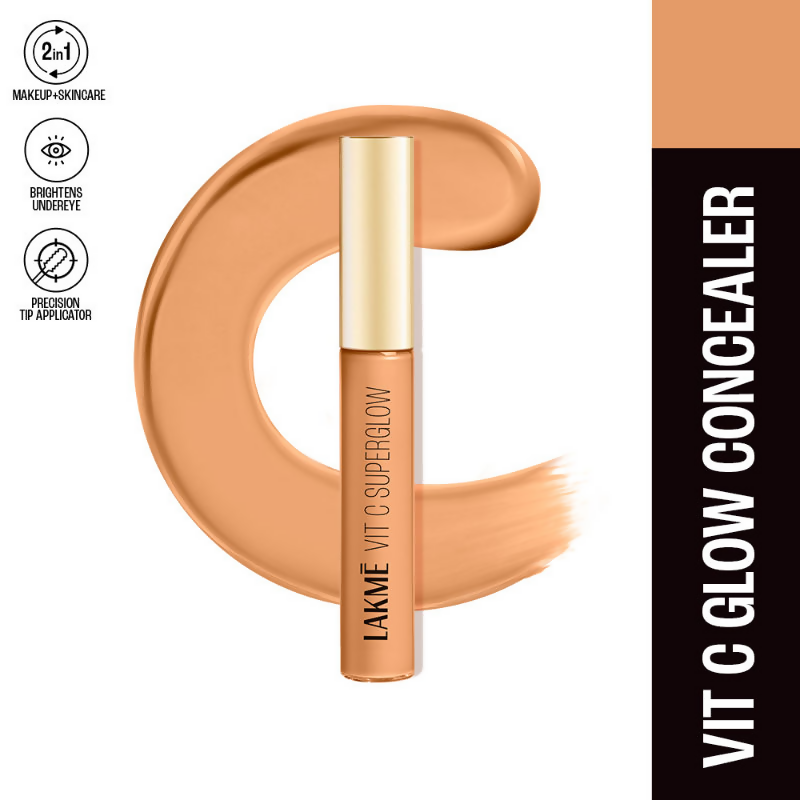 Lakme Vitamin C Superglow Concealer with 1 % Vit C - Sand - Distacart