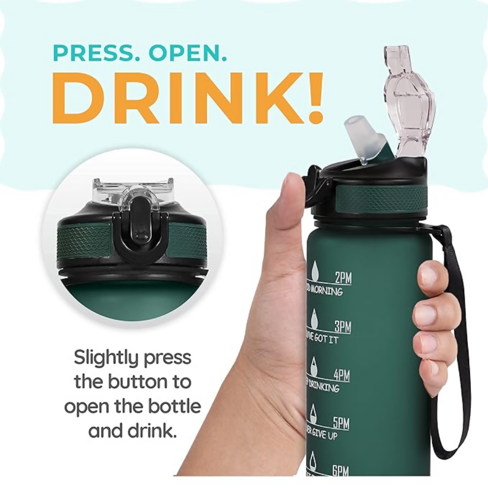 SOLARA Unbreakable Water Bottle - Hunter Green - Dista