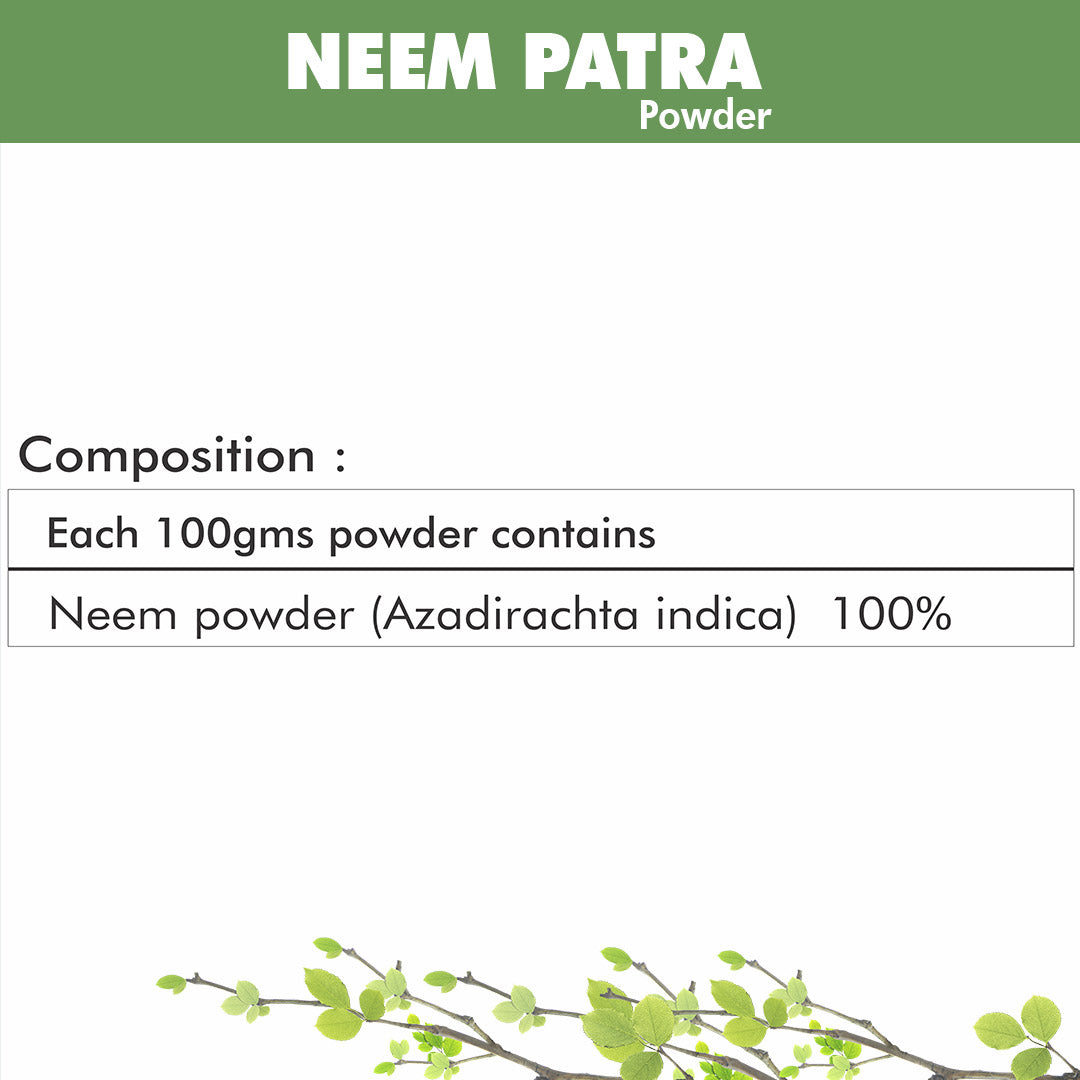 Herbal Hills Neem Patra Powder - Distacart