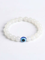 Thumbnail for NVR White Crystal Evil Eye Bracelet for Men & Women - Distacart