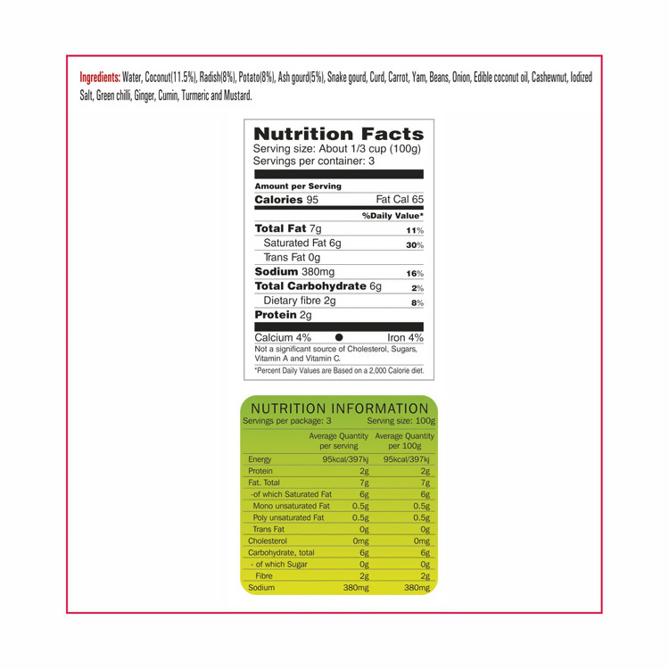 Priya Ready To Eat Avial